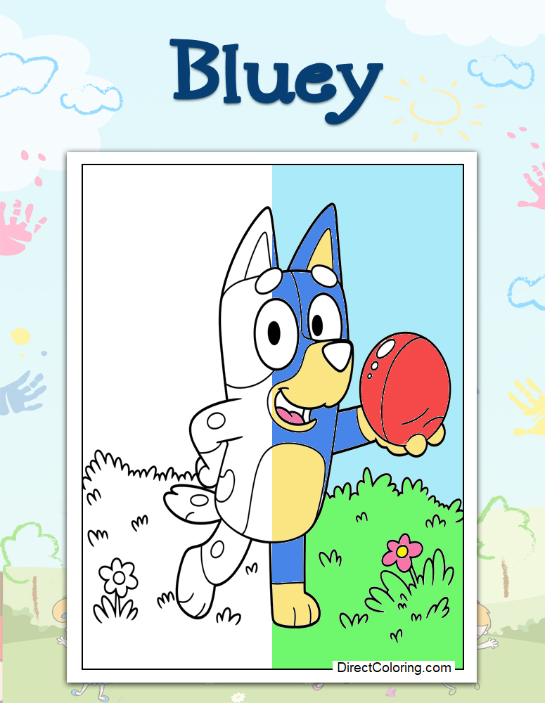 Bluey Coloring Pages